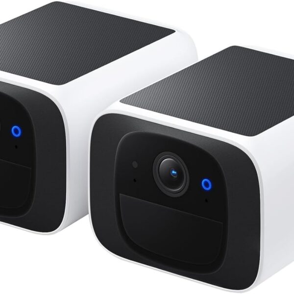 eufy Security S220 Solo 2er Set – 2K Überwachungskamera mit Solarpanel & KI-Personenerkennung