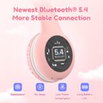 EarFun Kinder-Kopfhörer Bluetooth mit 85/94dB Lautstärkeschutz – 40h Akku, Rosa – Bild 5