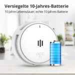 WISUALARM Rauchmelder 5er Set – 10 Jahre Batterie, EN14604 zertifiziert – Bild 5