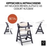 hauck Beta+ Hochstuhl Newborn Set mit Deluxe Bouncer – 5in1 Mitwachsend bis 90 kg – Bild 4