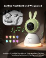 YESIMOM Babyphone 1080P HD mit 4.3" Display, 360° PTZ & App-Steuerung – Sicherer Baby Monitor – Bild 4