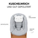 hauck Alpha+ Newborn Set Hochstuhl mit Neugeborenenaufsatz – Mitwachsend ab Geburt bis 90 kg – Bild 8