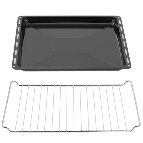 ICQN Backblech & Gitter Set 42x37 cm – Emailliert & Verchromt für Electrolux & AEG