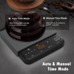 NUTRI FIT Mini-Kaffeewaage mit Timer – Espresso-Waage 2kg/0,1g USB-C, tragbar – Bild 4