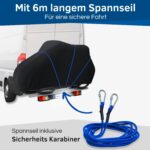 HiLo sports Fahrradschutzhülle für 2 E-Bikes – 600D Ripstop Heckträgerabdeckung wasserdicht – Bild 3