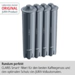 JURA CLARIS Smart+ Filterpatrone 4er-Pack – TÜV-zertifiziert mit RFID-Filtererkennung – Bild 2