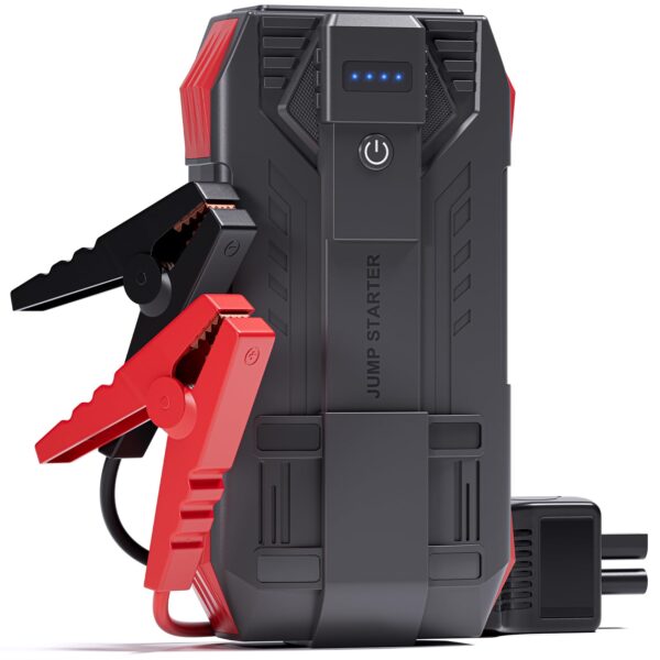 Povasee 6000A Starthilfe Powerbank für Pkw – Auto Jump Starter 12V mit LED & USB