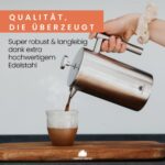 Groenenberg French Press Thermo – Edelstahl Kaffeebereiter mit Warmhalte-Funktion bis 1L – Bild 7
