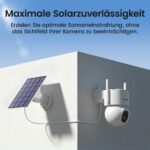 aosu 4K 8MP Solar-Überwachungskamera mit 360° PTZ & Farb-Nachtsicht – WLAN Aussenkamera ohne Abo – Bild 9