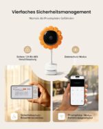 CZEview Babyphone mit 5,5" Monitor & App – Nachtsicht & 2-Wege-Audio für Eltern – Bild 8