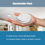 XINDUM Rauchmelder 4er Set – 10 Jahre Batterie, TÜV-zertifiziert, ohne Bohren – Bild 5