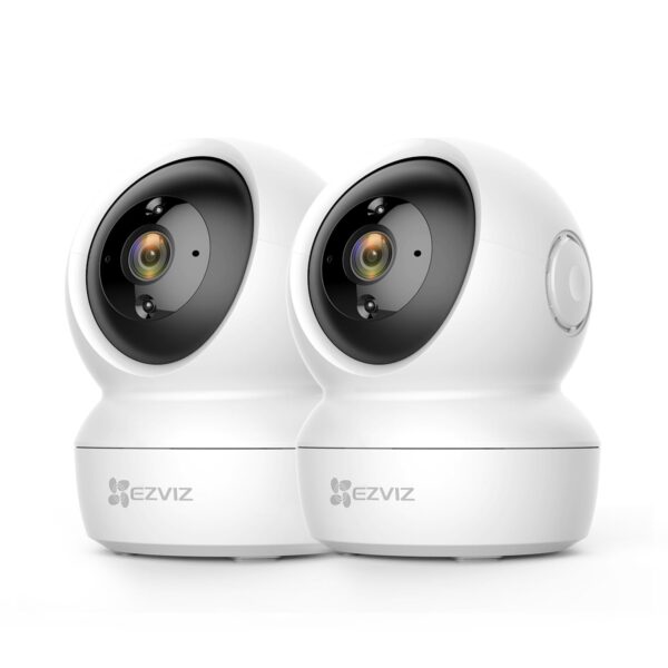 EZVIZ C6N 2er Set – 1080P WLAN Überwachungskamera mit 360° Schwenkung & Bewegungsverfolgung