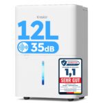 Kresico xWolei Luftentfeuchter 12L/24h – Energieeffizient & Ultra-leise für 25m²