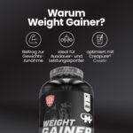 Mammut Nutrition Crash Weight Gainer 4,5 kg Vanilla – 1036 kcal pro 2 Shakes – Bild 3