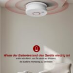 Welite Rauchmelder 4er Set – 10-Jahres-Garantie mit austauschbarer Batterie, DIN EN14604 & BSI zertifiziert – Bild 2