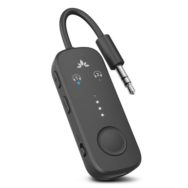 Avantree Relay – Bluetooth 5.3 Flugzeug-Adapter mit aptX Adaptive für 2 Kopfhörer