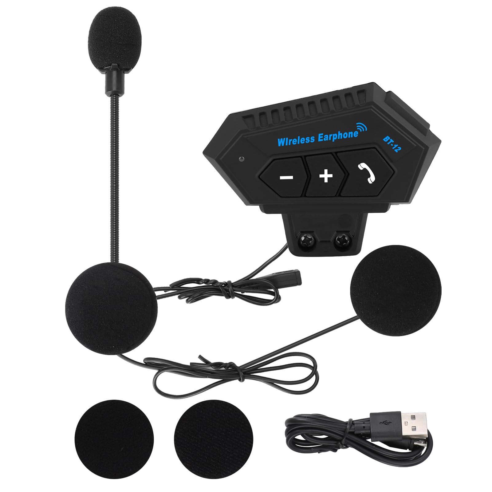 61lbRnANIlL._SY1601_.jpg Yosoo Health Gear BT12 Motorrad Bluetooth Headset – Freisprechanlage für sicheres Fahren – Bild 1