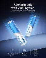 Dracutum AAA Wiederaufladbare Lithium Akkus 8er Pack – 1300mWh mit Schnellladegerät – Bild 3