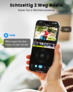 aosu 2K Solar Überwachungskamera Aussen 3MP – 360° PTZ mit Bewegungsverfolgung & Farbnahtsicht – Bild 8
