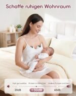 Lulia Elektrische Doppel-Milchpumpe Handsfree – 4 Modi, 9 Stufen, 2er Set – Bild 6