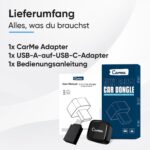 CarMe Ultra Mini 2-in-1 Wireless CarPlay & Android Auto Adapter – USB-A & USB-C – Bild 9