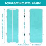 MEKETUM Aufblasbare Gymnastikmatte 2–10 m – Rutschfest & strapazierfähig für Training & Yoga – Bild 3