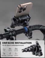 Lamicall Fahrrad Handyhalterung 360° drehbar – Universal Smartphonehalter für Motorrad & Velo – Bild 5