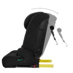 Kinderkraft SAFETY FIX 3 PRO Kindersitz 9-36 kg – Mitwachsender Autositz mit ISOFIX & Top Tether – Bild 4