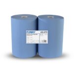 Funny 2x Putzpapierrolle 3-lagig Blaupapier – Hochsaugstark für Werkstatt & Industrie