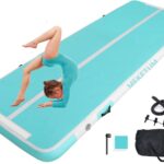 MEKETUM Aufblasbare Gymnastikmatte 2–10 m – Rutschfest & strapazierfähig für Training & Yoga
