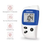 Sinocare Safe-Accu2 Blutzuckermessgerät Set – Schmerzfreie Messung mit 50 Teststreifen – Bild 2