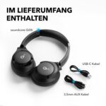 soundcore Q20i Bluetooth Over-Ear-Kopfhörer mit Hybrid ANC – 40h Spielzeit & Hi-Res Audio – Bild 8