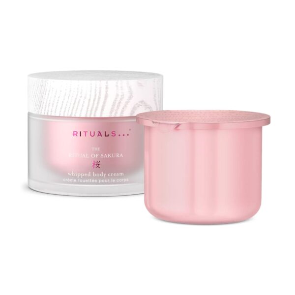 RITUALS Body Cream + Nachfüllung The Ritual of Sakura – Nährende Körperpflege mit Kirschblüte & Reismilch