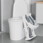 DEANIC Kindertoilettensitz mit Leiter & PU-Polsterung – Sicherer Toilettenaufsatz für Kinder 1-7 Jahre – Bild 2