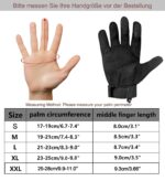COZOME Motorradhandschuhe Herren mit Touchscreen & Gelenkschutz – Atmungsaktiv für Sommer – Bild 6