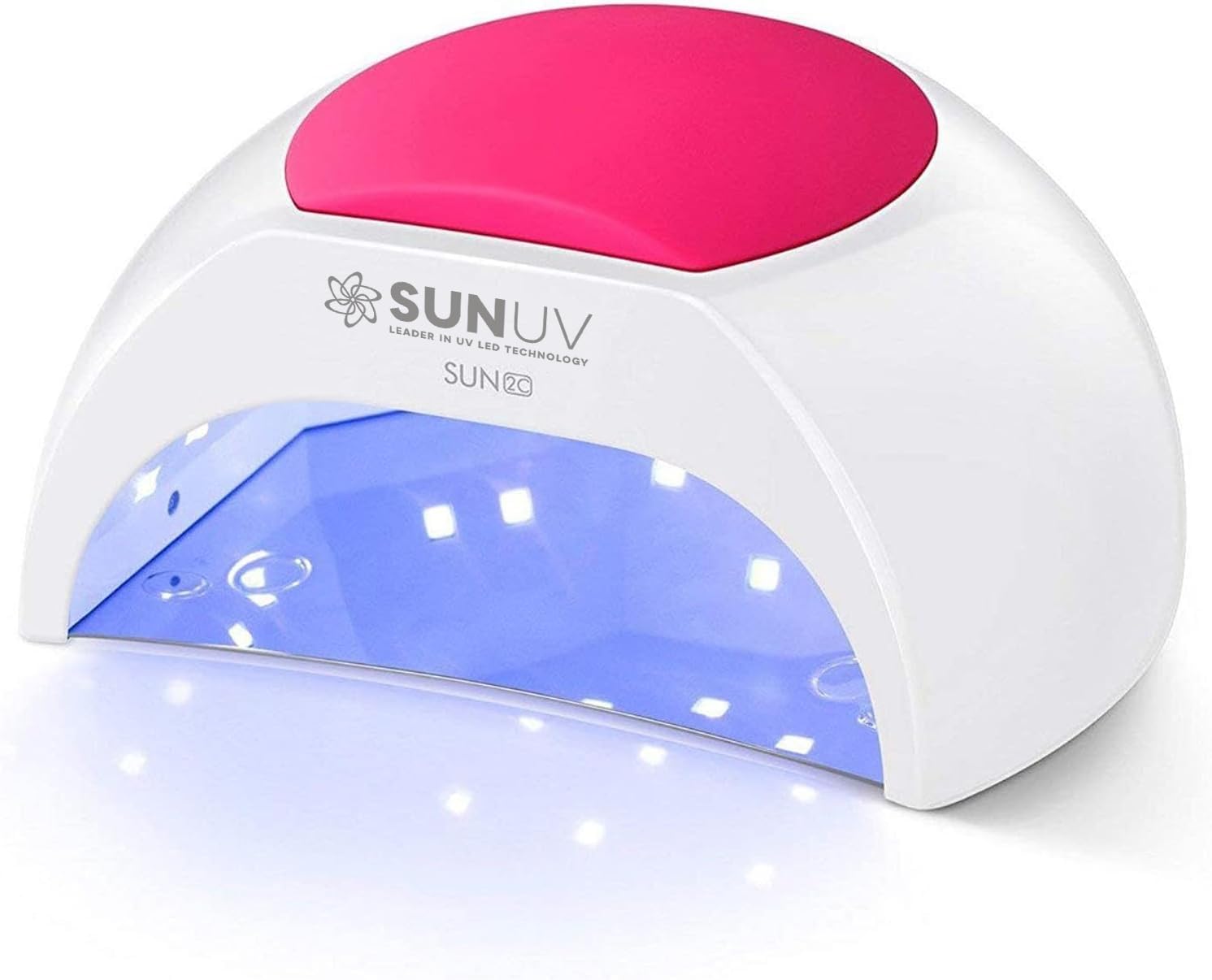 61nldL19YHL._SY1206_.jpg SUNUV SUN2C UV LED Nagellampe mit 365 nm & 405 nm Doppelwellenlänge – Profi Nageltrockner für Maniküre & Pediküre – Bild 1