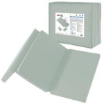 roba Reisebettmatratze 60x120 cm 'roba Style' – Faltbar mit Tragetasche Frosty Green – Bild 4