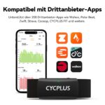 CYCPLUS H2Pro Brustgurt-Herzfrequenzmesser – EKG-Präzision mit 500h Batterielaufzeit – Bild 9