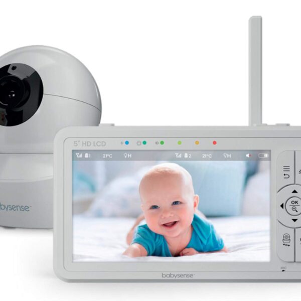 Babysense HDS2 Babyphone mit Kamera – 5 Zoll 720P HD, WLAN-frei & 300m Reichweite