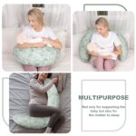 Chilling Home 2-in-1 Stillkissen XXL – Schwangerschaftskissen & Seitenschläferkissen Grün – Bild 6