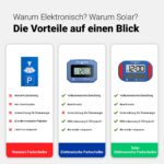 VENTON Elektronische Solar-Parkscheibe mit KBA-Zulassung – Automatische Digitale Parkuhr – Bild 9