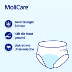 MoliCare® Pants Day Grösse L – Inkontinenzhosen für mittlere Blasenschwäche, 60 Stück – Bild 3