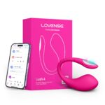 LOVENSE Lush 4 Tragbarer G-Punkt-Vibrator – App-gesteuert mit LED & IPX7 Wasserdicht