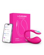 LOVENSE Lush 4 Tragbarer G-Punkt-Vibrator – App-gesteuert mit LED & IPX7 Wasserdicht