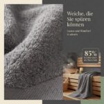Komfortec 2er Saunahandtuch Set 80x200 cm – Premium Baumwolle Anthrazit – Bild 6