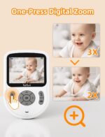 TakTark Babyphone mit Kamera 2,8 Zoll 720p – Sicheres Überwachen ohne WLAN – Bild 4