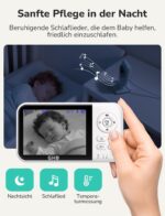 GHB Babyphone mit Kamera – 3,2 Zoll LCD, Nachtsicht & Temperatursensor für sichere Überwachung – Bild 7