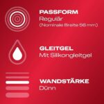 Durex Gefühlsecht Classic Kondome 56 mm – 80er Vorratspack (2x40) für intensives Gefühl – Bild 2