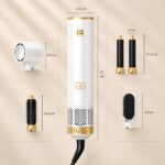 Golden Goods Airstyler 5-in-1 – Multifunktionaler Hairstyler mit Ionen-Föhn & Warmluftbürste – Bild 9