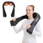 LAOBEN Shiatsu Nackenmassagegerät mit Wärmefunktion – Tiefenmassage für Nacken, Schulter & Rücken